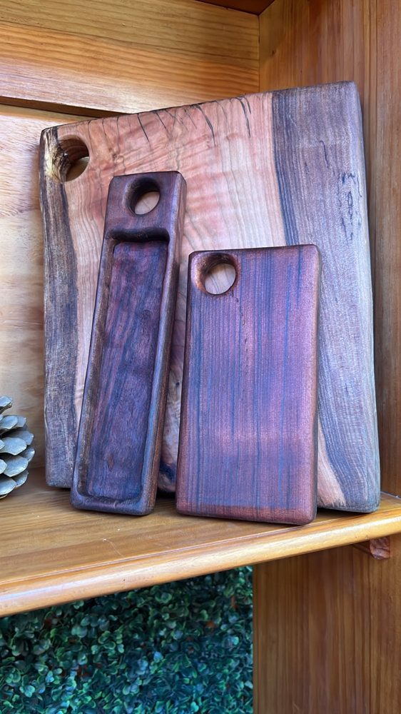 Set de tablas nativas de borde natural